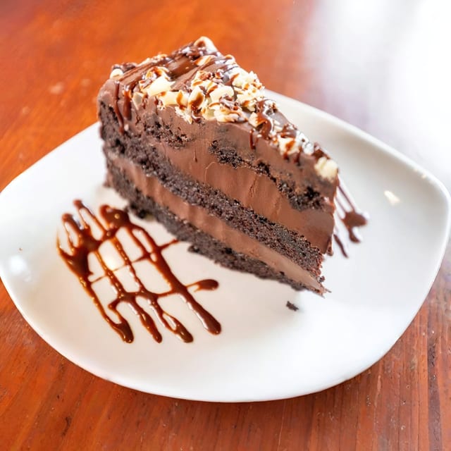 Chocolate Mousse Layer Cake.
