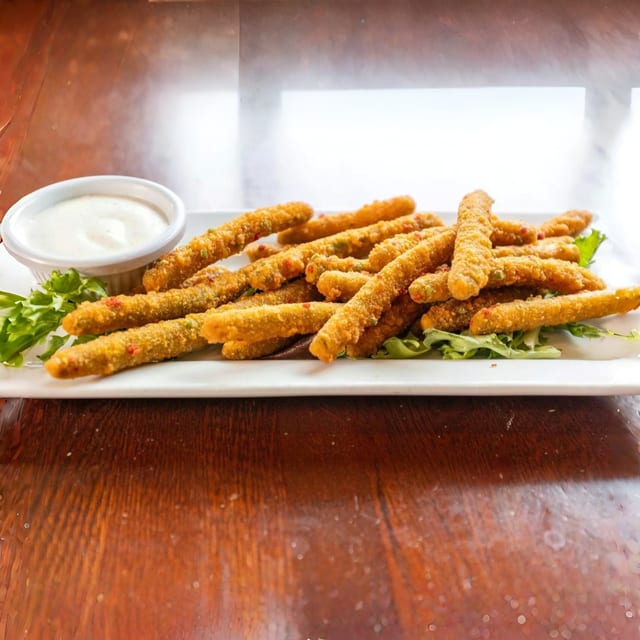 Fried Spicy Green Beans.