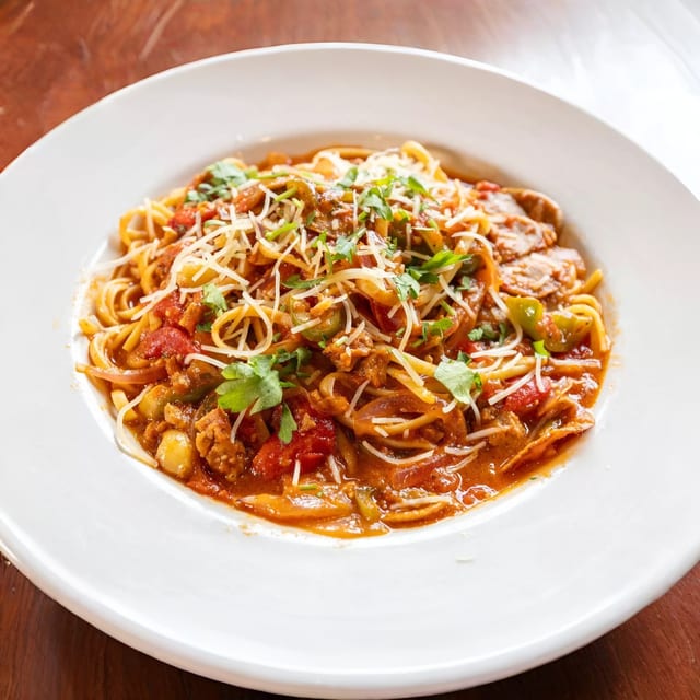 Sausage & Peppers Pasta.